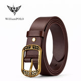 CINTO FEMININO FEITO EM COURO LEGÍTIMO MODELO AVENUE D’OR- LINHA WILLIAM POLO