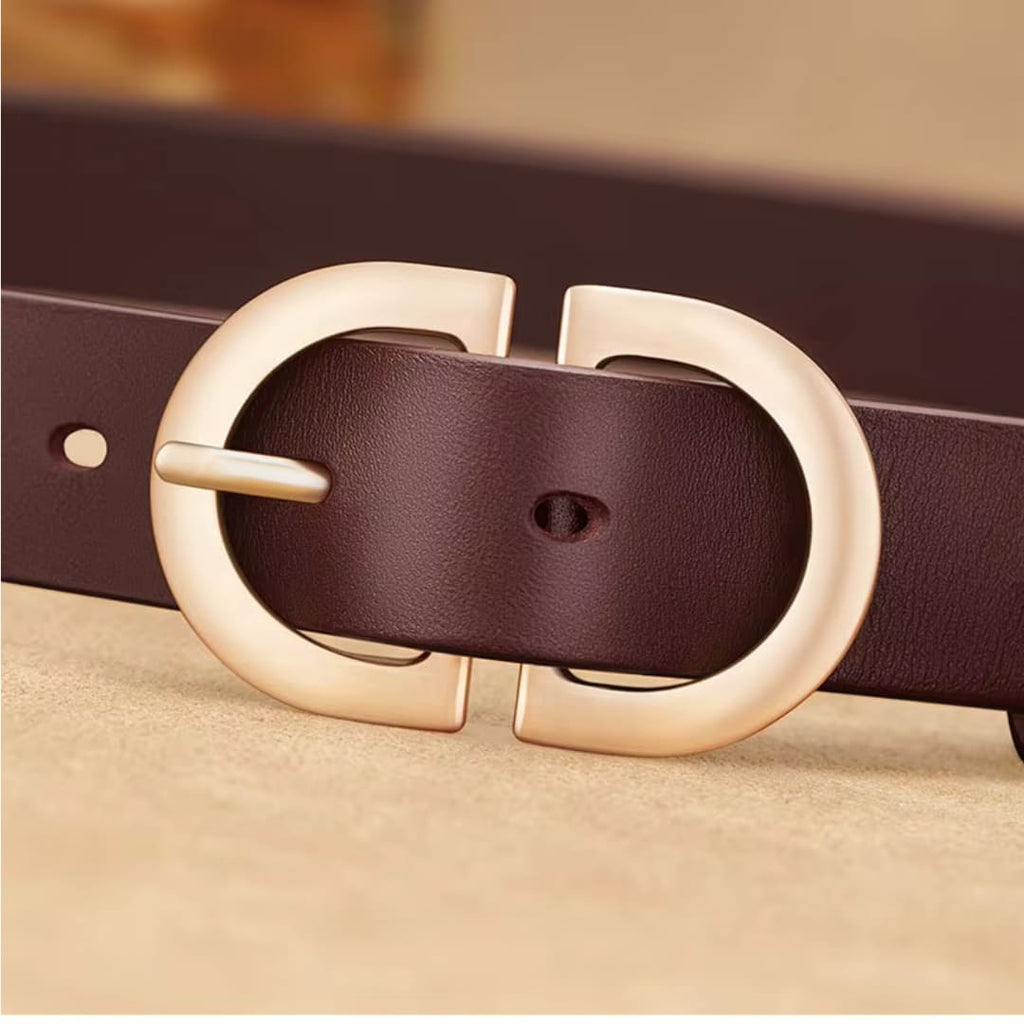 CINTO FEMININO  FEITO EM COURO  LEGÍTIMO MODELO CÉLINEA BLACK – LINHA WILLIAMPOLO