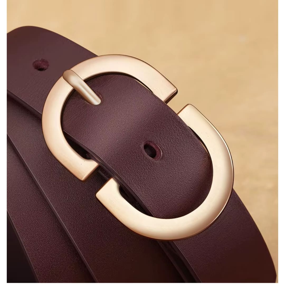 CINTO FEMININO  FEITO EM COURO  LEGÍTIMO MODELO CÉLINEA BLACK – LINHA WILLIAMPOLO