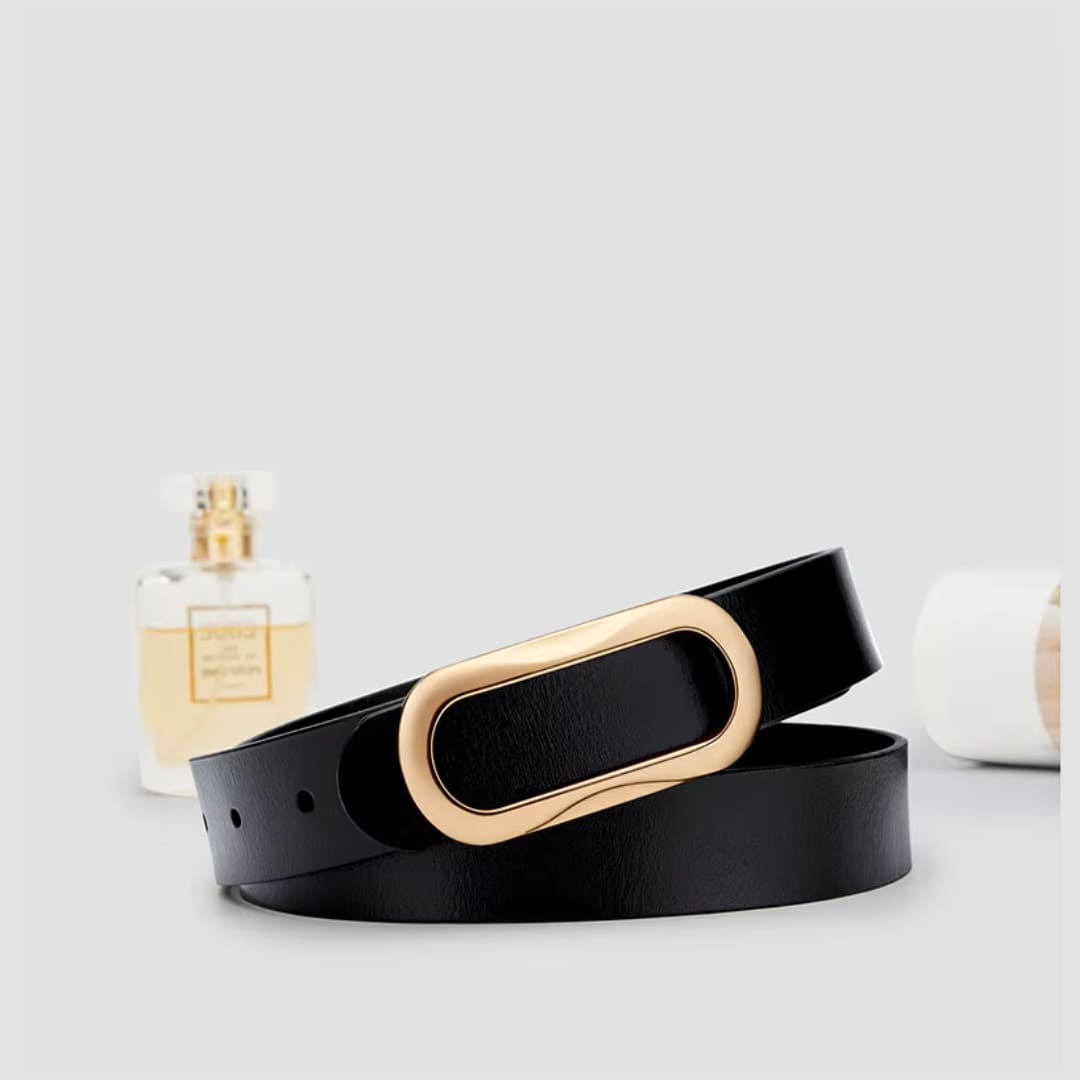 CINTO FEMININO FEITO EM COURO LEGÍTIMO MODELO  SANTELLE – LINHA WILLIAMPOLO