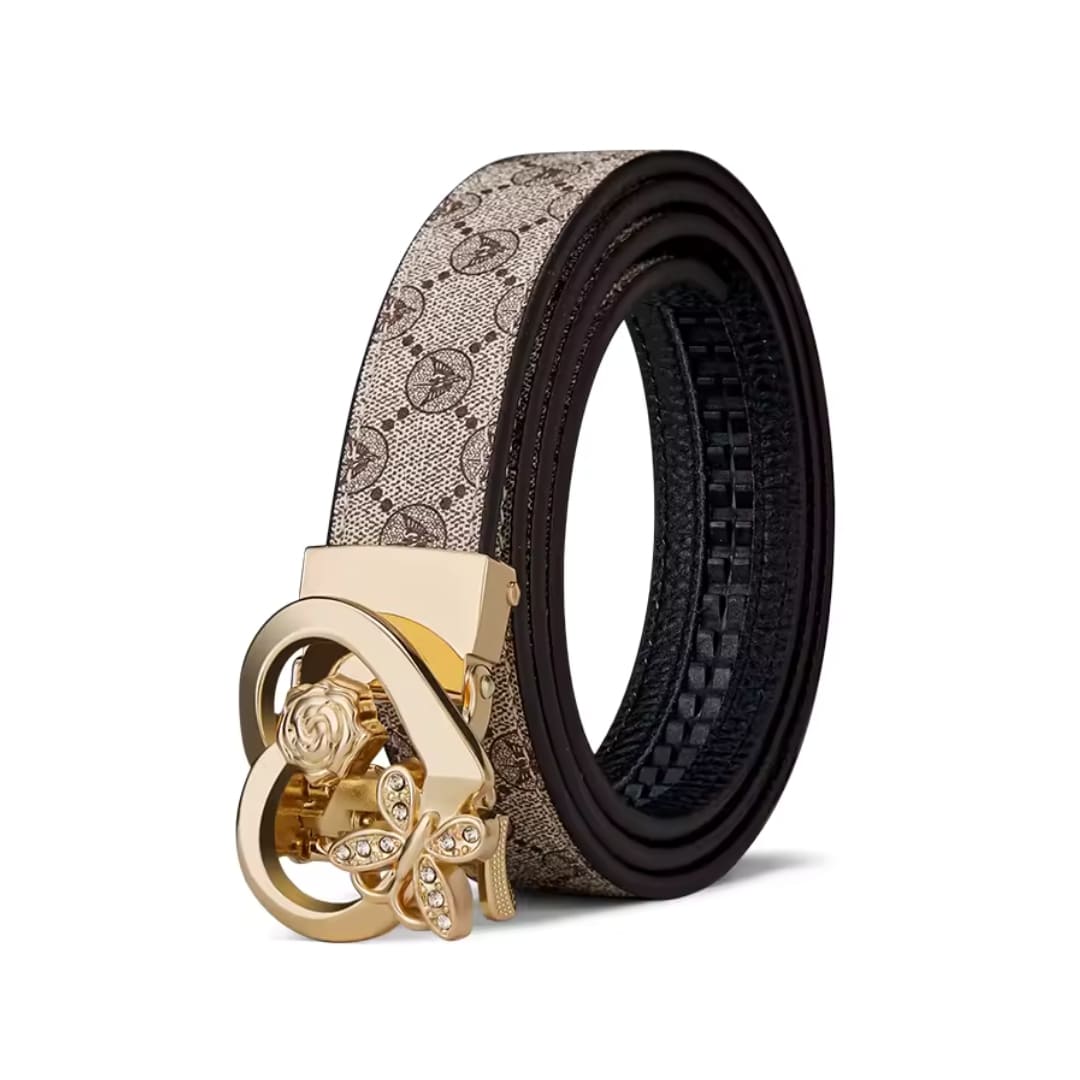 CINTO FEMININO ORIGINAL EM COURO LEGÍTIMO MODELO  VÉLINE GRAY- LINHA WILLIAM POLO