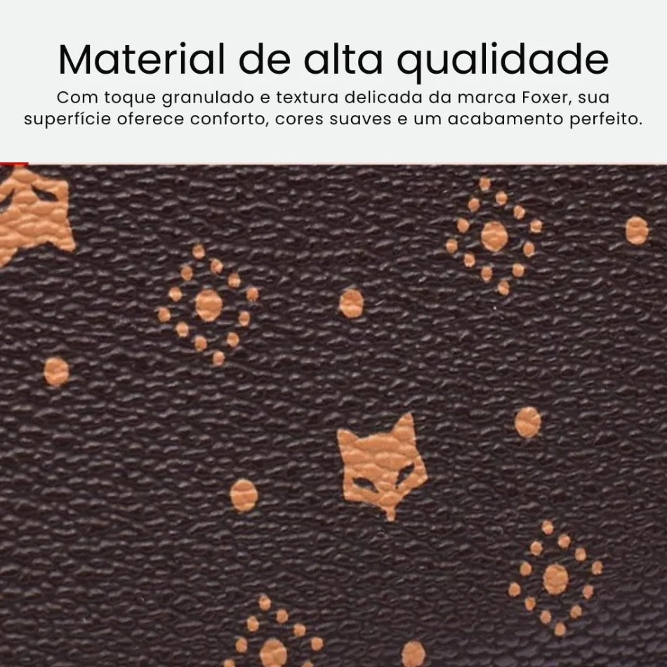 CARTEIRA FEMININA  FOXER FEITA EM COURO MODELO AVENUE MINI