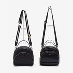 BOLSA FEMININA FOXER FEITA EM COURO GEMUÍNO MODELO RIVELLE BLACK