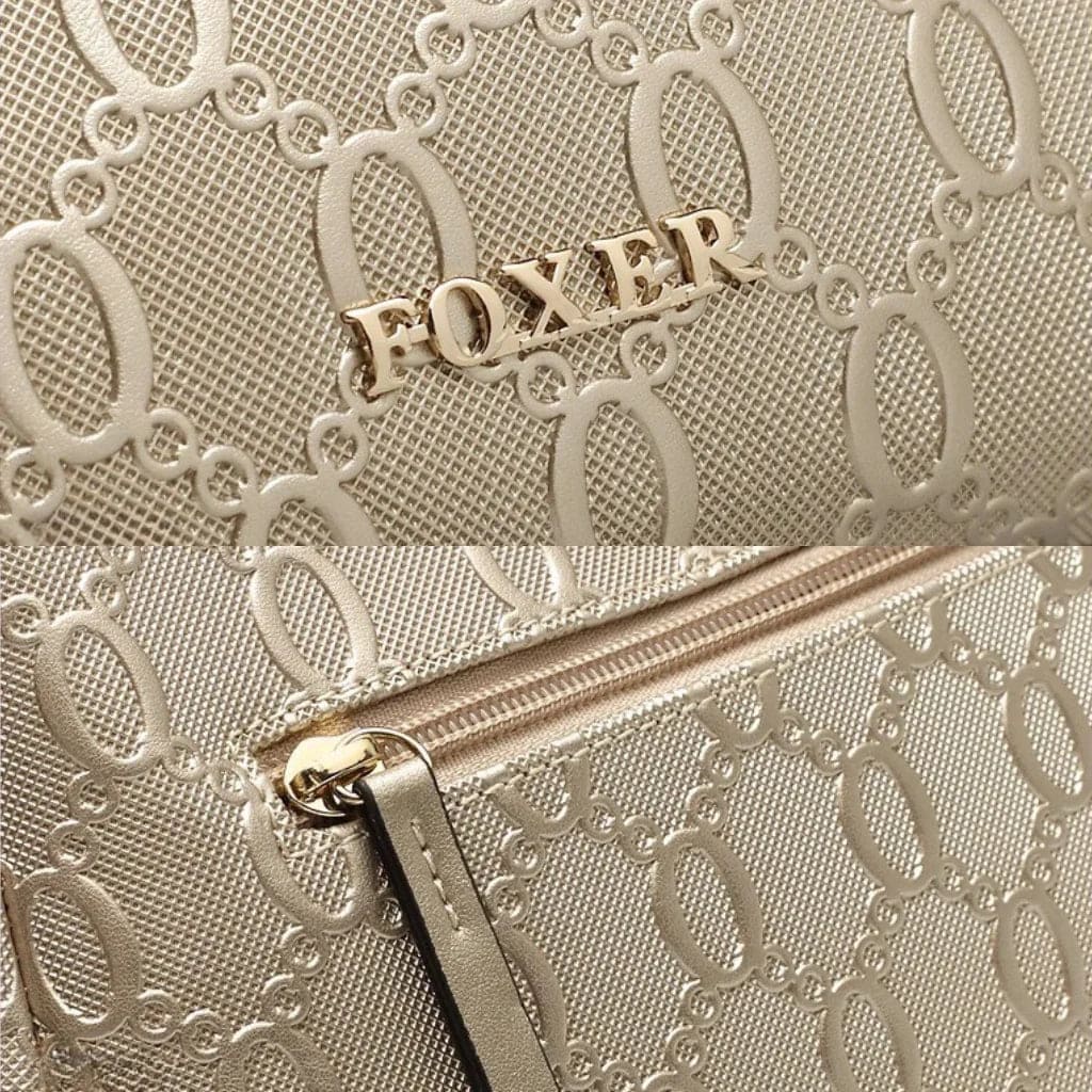 BOLSA FEMININA TRANSVERSAL  FOXER  FEITA EM COURO REFINADO MODELO VARENNA