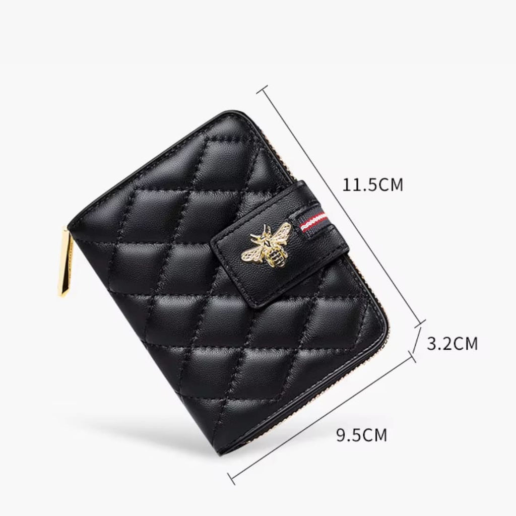 CARTEIRA FEMININA CURTA  FEITA EM COURO GENUÍNO MODELO ÉLORA -LINHA  WILLIAM POLO