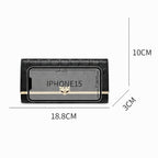 CARTEIRA FEMININA LONGA FOXER FEITA EM COURO GENUÍNO MODELO SÉLUNE BLACK