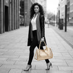 BOLSA FEMININA FOXER TRANVERSAL FEITA EM  COURO GENUÍNO MODELO ALMA GOLDEN