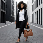 BOLSA FEMININA FOXER FEITA EM COURO GENUÍNO MODELO SAINT-GERMAIN BROWN