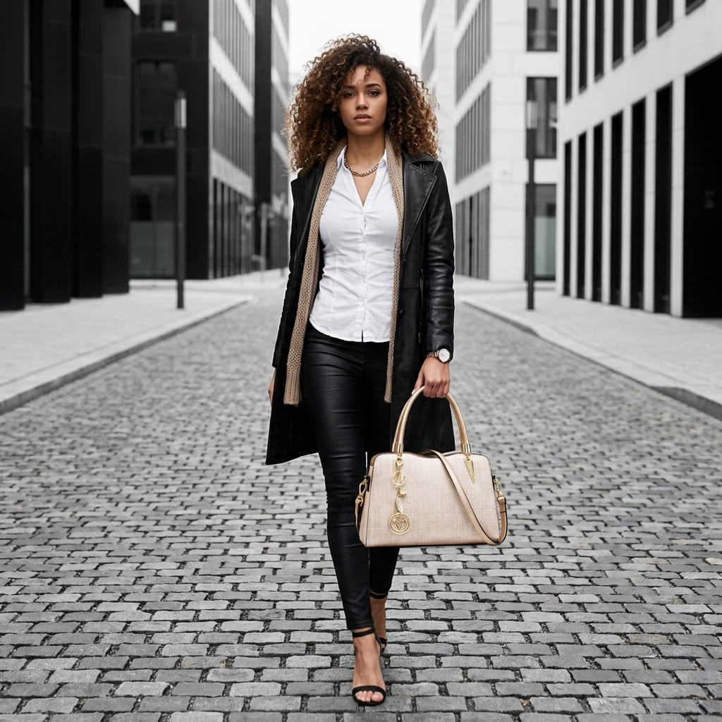 BOLSA FEMININA FOXER FEITA EM COURO GENUÍNO  MODELO  BELLA ROSÊ