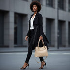 BOLSA FEMININA FOXER FEITA EM COURO GENUÍNO MODELO FOXER MONTAIGNE