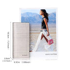 CARTEIRA FEMININA LONGA FOXER FEITA EM CORO REFINADO MODELO MADELEINE